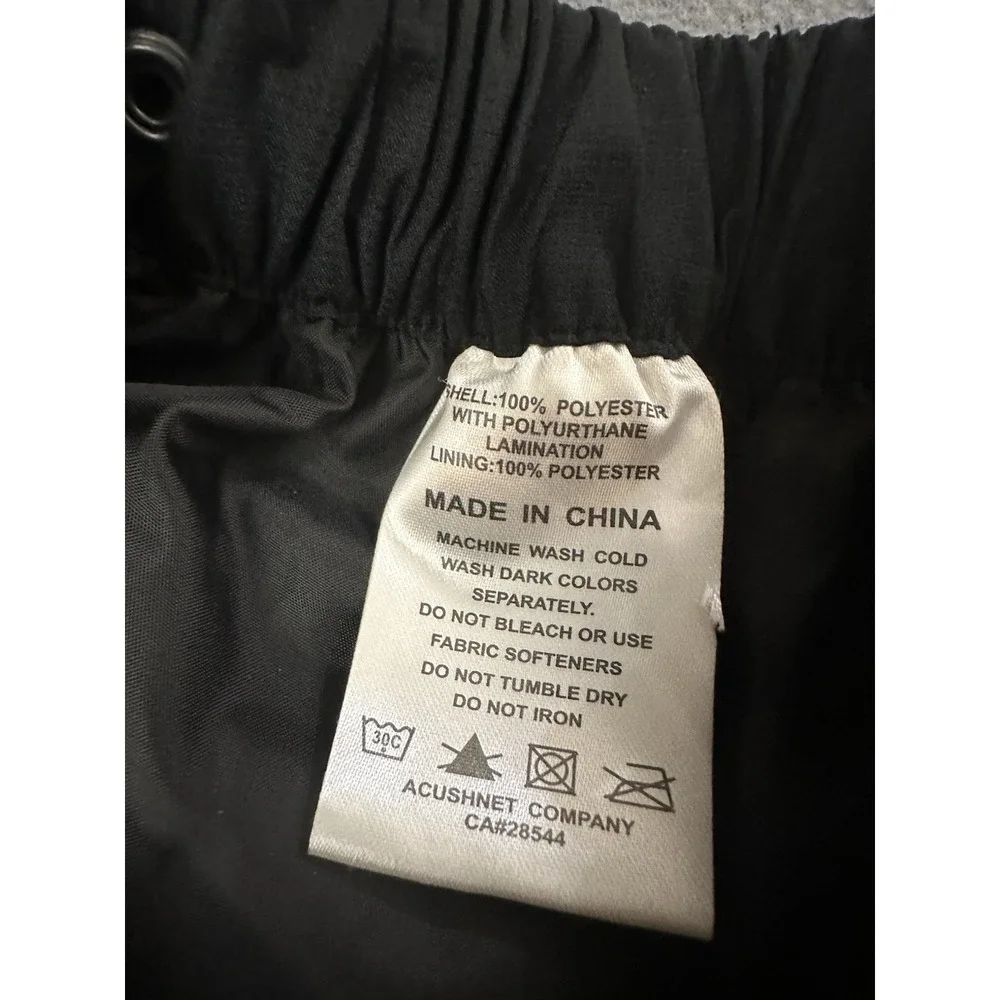 FootJoy Golf Pants DryJoys Rain Wind Weather Waterproof Hydrolite Women XL Black